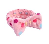 Bandeaux de Cheveux Femmes Maquillage Corail Polaire Bandeau Lavage Visage Doux élastique for Cheveux Haut Noeud Bandeaux Fille Chapeaux Accessoires(Style 12)