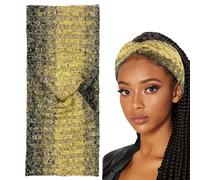 Bandeaux de cheveux noués pour femmes, Bandeaux de cheveux à la mode pour femmes, Bandes de cheveux larges nouées Bandeaux de cheveux torsadés - Tie Dye Doux Bandeau pour femme pour cheveux élastiques