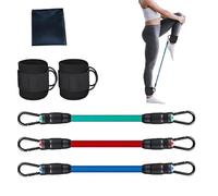 Bandeaux de cheville d'entraînement - Bandes de jambe avec sangle de cheville pour fitness à la maison, équipement d'entraînement des fesses pour, Bandeaux de cheville | Ensemble de poignets avec