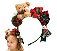 Bandeaux de Fête - Accessoire Festif pour Chapeaux | Bandeau de Noël avec Ours pour Filles,pour Adolescents Fêtes Célébrations Anniversaires Photos