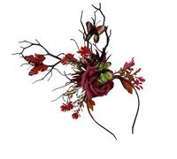 Bandeaux de fleurs uniques en forme de papillon pour fête - Animation de branche de diable - Pour spectacle en direct, rôle, Halloween
