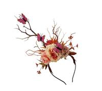 Bandeaux de fleurs uniques en forme de papillon pour fête - Animation de branche de diable - Pour spectacle en direct, rôle, Halloween