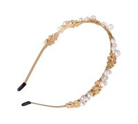 Bandeaux de mariée en alliage à de, ornement de cheveux accentué de perles pour les mariages et les célébrations, bandeau en alliage de durabilité pour femmes