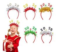 Bandeaux De Noël Pour Adultes | Accessoire De Tête Pour Photographie,5 Pièces d'accessoires pour Cheveux de Noël,Pour Rassemblement Familial, Décoration de Fête, Bar, Activité de Centre Commercial,