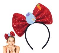 Bandeaux de Pâques pour femmes - Thème de Pâques - Nœud à paillettes - Accessoire de photographie, accessoires de costume, fournitures pour costume, adolescentes, femmes adultes