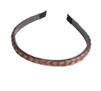 Bandeaux de perruque vintage for femmes, tresses, style fille, bandeau, accessoires for cheveux, turbans for femmes(Lightbrown)