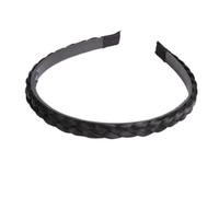 Bandeaux de perruque vintage for femmes, tresses, style fille, bandeau, accessoires for cheveux, turbans for femmes(Black)