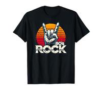 Bandeaux de rock vintage des années 80 Costume rétro années 80 T-Shirt