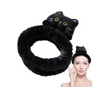 Bandeaux de spa pour chat, bandeau de spa pour laver le visage | Bandeau de maquillage pour lavage du visage Chat Mignon Spa Bandeau | Bandeau de soins de la peau en peluche, bandes de cheveux d'anima