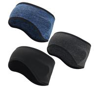 Bandeaux De Sport 3 Pièces, Bandeaux En Polaire Pour Femmes, Bandeaux De Course Pour Hommes, Bandeaux Chauffants Pour Les Oreilles D'Hiver, À La Randonnée Et Au Cyclisme