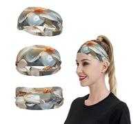 Bandeaux de sport à fleurs abstraites pour hommes et femmes, bandeaux de transpiration pour homme et femme, bandeau de transpiration pour homme et femme, bandeau extensible pour course à pied, tennis