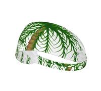 Bandeaux de sport à motif de palmier tropical pour femmes et hommes, élastiques, tendance, antidérapants, pour le yoga, le fitness, la course à pied