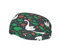 Bandeaux de sport à motifs d'oie et de lotus, turban pour cheveux, pour hommes et femmes, idéal pour le yoga et le fitness