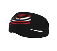 Bandeaux de sport antidérapants avec drapeau des États-Unis et de la Polynésie française pour hommes et femmes, pour la gym, le basket-ball, le yoga
