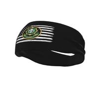 Bandeaux de sport antidérapants et anti-transpiration pour homme et femme, style V1, style armée américaine et insigne, 2e régiment de cavalerie, idéal pour la gym, le basket-ball, le yoga