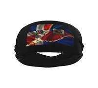 Bandeaux de sport avec drapeau de la République dominicaine et d'Haïti pour hommes et femmes, bandeau d'entraînement évacuant l'humidité, bandeau anti-transpiration pour la course, le cyclisme, le foo