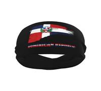 Bandeaux de sport avec drapeau de la République dominicaine pour hommes et femmes, bandeau d'entraînement évacuant l'humidité, bandeau anti-transpiration pour la course, le cyclisme, le football, le y