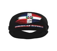 Bandeaux de sport avec drapeau de la République dominicaine pour hommes et femmes, bandeau d'entraînement évacuant l'humidité, bandeau anti-transpiration pour la course, le cyclisme, le football, le y