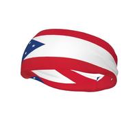 Bandeaux de sport avec drapeau de l'État de l'Ohio - En tissu éponge absorbant la transpiration