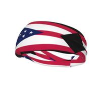 Bandeaux de sport avec drapeau de l'État de l'Ohio - En tissu éponge absorbant la transpiration