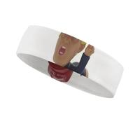 Bandeaux de sport Cartoon President pour homme et femme, s'adapte à toutes les tailles de tête, ultra absorbant et antidérapant pour la course à pied, le yoga, la gym
