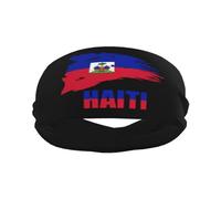 Bandeaux de sport drapeau d'Haïti pour hommes et femmes, bandeau d'entraînement évacuant l'humidité, bandeau anti-transpiration pour la course, le cyclisme, le Football, le Yoga