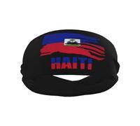 Bandeaux de sport drapeau d'Haïti pour hommes et femmes, bandeau d'entraînement évacuant l'humidité, bandeau anti-transpiration pour la course, le cyclisme, le Football, le Yoga
