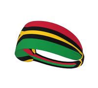 Bandeaux de Sport élastiques aux Couleurs du Drapeau de Vanuatu - Bandeau Absorbant la Transpiration pour la Course à Pied, Le Yoga, la Salle de Sport, pour Hommes et Femmes