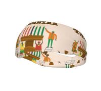 Bandeaux de sport Happy Kwanzaa, bandeau de transpiration, bandeaux d'exercice athlétique, turban pour cheveux, pour hommes et femmes, yoga, fitness
