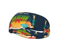 Bandeaux de sport Happy Nowruz, bandeau de transpiration, bandeaux d'exercice athlétique, turban pour cheveux, pour hommes et femmes, yoga, fitness