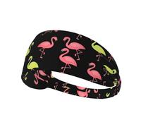 Bandeaux de sport pour femmes et filles, antidérapants et anti-transpiration, convenant au yoga, à l’entraînement et à la course, motif artistique tournesol et drapeau américain noir et blanc