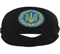 Bandeaux de sport pour hommes et femmes, avec armoiries de la République populaire d'Ukraine, élastiques antidérapants pour le basket-ball, le tennis, l'entraînement, la gym, le yoga, absorbants et re
