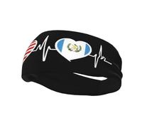 Bandeaux de sueur avec drapeau américain du Guatemala, pour femmes et hommes, bande de sueur de Yoga, bandes élastiques larges pour le sport, le Fitness