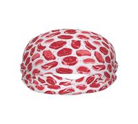 Bandeaux de transpiration pour homme et femme - Bandeau de sport anti-humidité pour homme, bandeau élastique à motif steak pour la course à pied, le cyclisme, le basket-ball, le yoga