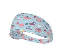 Bandeaux d'entraînement pour femme - Bandeau d'entraînement cérébral extensible antidérapant pour femme, bandeau anti-transpiration pour le sport, la course à pied, l'athlétisme, le yoga, la gym, le