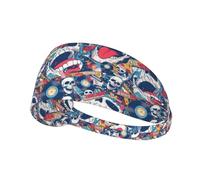 Bandeaux d'entraînement pour femme - Bandeau extensible pour femme - Bandeau anti-transpiration pour le sport, la course à pied, l'athlétisme, le yoga, la gym, le tennis