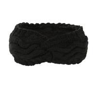 Bandeaux d'hiver pour femme, doublés en polaire, jambières chaudes, pour crochet, idée cadeau sauna, 180 x 70 cm (noir, taille unique)