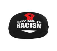 Bandeaux « Dites Non au racisme » - Bandeau de Sport Anti-Transpiration - Bandeau Respirant - Bandeau Unisexe pour Adultes