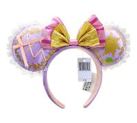 Bandeaux d'oreille Mickey Mouse Raiponce, Costume de Cosplay de princesse pour fête d'anniversaire, noël, Halloween, pour femmes et filles as picture 1
