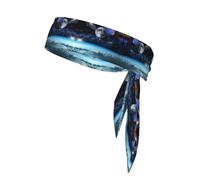 Bandeaux élastiques élastiques antidérapants pour femmes et hommes avec imprimé planète spatiale