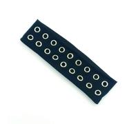 Bandeaux élastiques larges classiques punk à œillets doux et extensibles pour jeunes créateurs de tendances femmes hommes unisexe