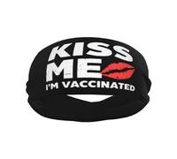 Bandeaux « Embrasse-Moi, Serre-Moi dans tes Bras, Je suis vacciné(e) » - Bandeau de Sport Anti-Transpiration - Bandeau Unisexe pour Adultes