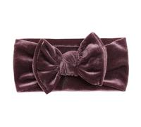 Bandeaux en velours pour bébé - Élastiques faits à la main - Accessoires pour cheveux pour filles, nouveau-nés et nourrissons - Nœud papillon