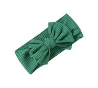 Bandeaux et nœuds solides pour bébé fille, nouveau-né, tout-petit, accessoires de cheveux pour enfants, bandeaux noués pour femmes, Vert, Taille unique