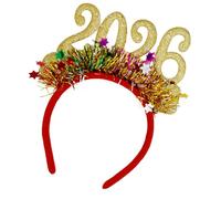 Bandeaux étincelants pour le Nouvel An 2026 avec chiffres scintillants et guirlandes pour festivals, fêtes, rassemblements, festivals