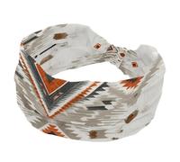 Bandeaux extensibles pour femme - Motif ethnique abstrait vintage - Accessoires pour cheveux - Large et doux - Pour yoga, entraînement, sport, course à pied, voyage