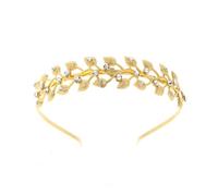 Bandeaux for cheveux, accessoires for en alliage et strass, bandeaux for femmes, bandeau métal, de mariée, à paillettes for(Gold)