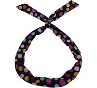 Bandeaux for cheveux des femmes, bandeau de maquillage, bandeaux femmes adultes, 1 pièces bandeau à nœud croisé bandeau à pois tissu imprimé femmes filles chouchous support de bandeau accessoires coif