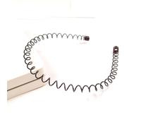 Bandeaux for cheveux, lot de 1 bandeau métallique, élastique antidérapant unisexe, ondulé en métal, bandeaux for for hommes et femmes, sports plein air