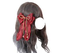 Bandeaux for femmes, pinces à cheveux japonaises, ruban Vintage, Barrette à nœud papillon, accessoires for cheveux Lolita(Red)